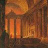 Hubert Robert, l'Incendie